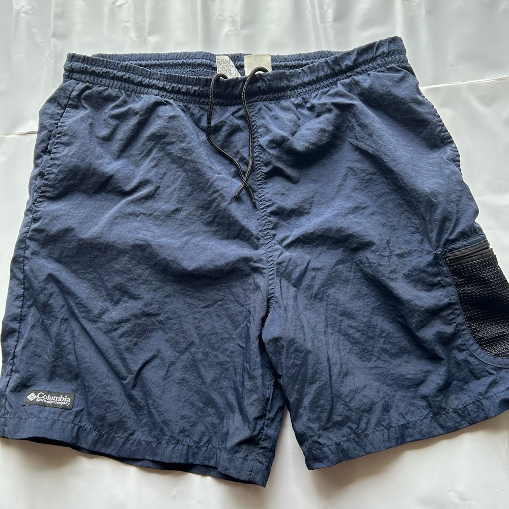 Columbia Navy Blue Shorts - Vintage